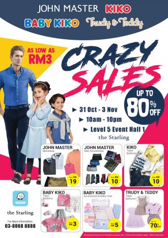 KIKO & BABY KIKO Warehouse Sale As Low As RM3 (31 October 2019 - 3 November 2019)