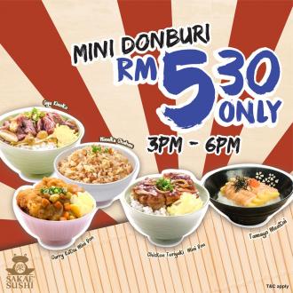 Sakae Sushi Mini Donburi Promotion only RM5.30