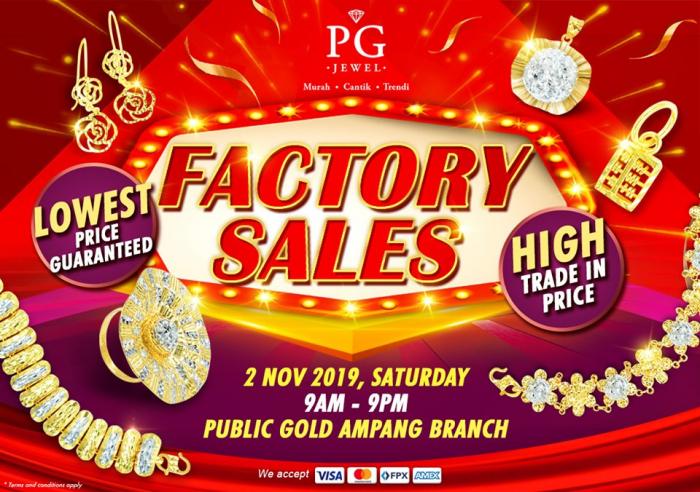 PG Jewel Factory Sales at Ampang (2 November 2019)