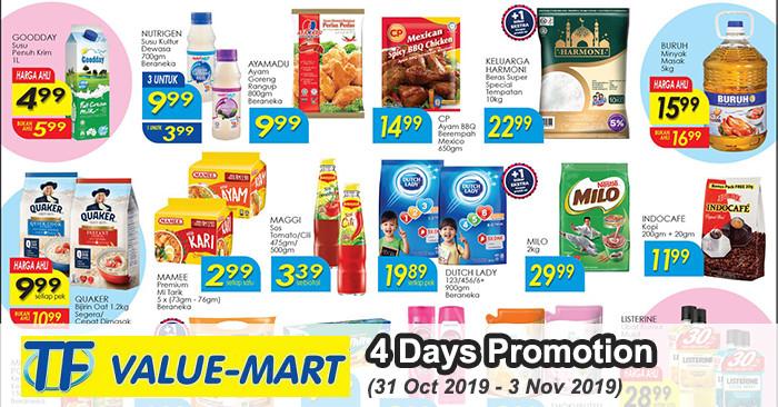 TF Value-Mart 4 Days Promotion (31 Oct 2019 - 3 Nov 2019)