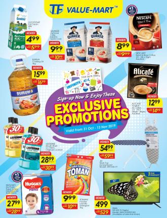 TF Value-Mart Promotion Catalogue (31 October 2019 - 13 November 2019)
