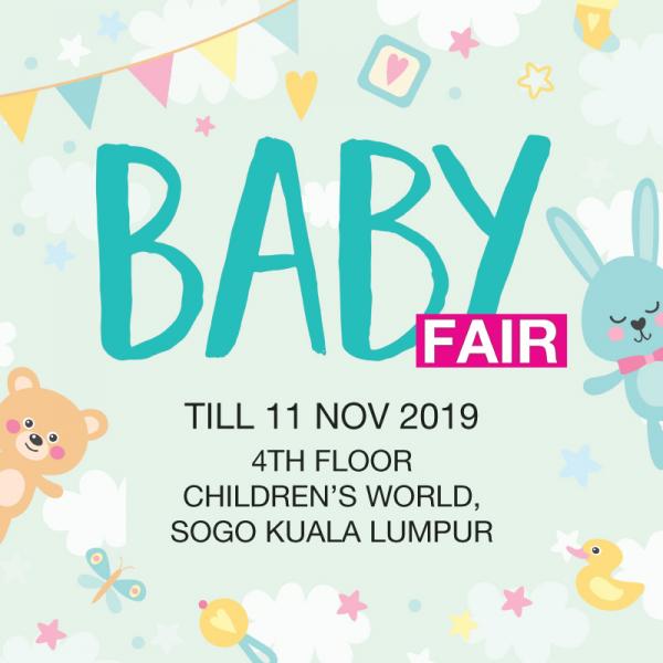 SOGO Kuala Lumpur Baby Fair Promotion (valid until 11 November 2019)
