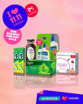 Watsons 11.11 Sale Promotion Up To 88% OFF on Lazada (11 November 2019)