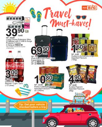 AEON BiG Travel Essentials Promotion (valid until 7 Nov 2019)