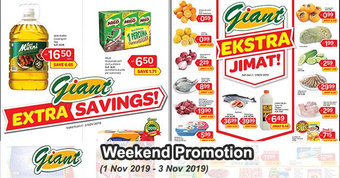 Giant Weekend Promotion (1 Nov 2019 - 3 Nov 2019)
