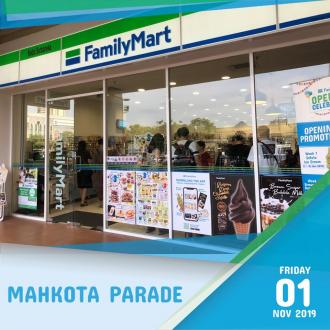 FamilyMart Mahkota Parade Opening Promotion (1 Nov 2019 - 1 Dec 2019)