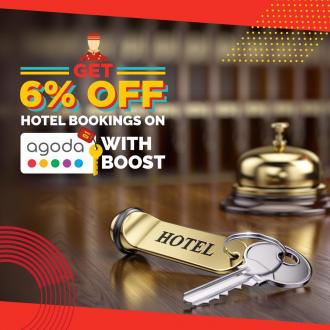 Agoda Hotel Booking 6% OFF Promotion Pay with Boost (1 November 2019 - 30 November 2019)