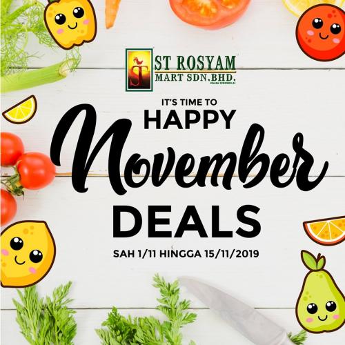 ST Rosyam Mart November Promotion (1 November 2019 - 15 November 2019)