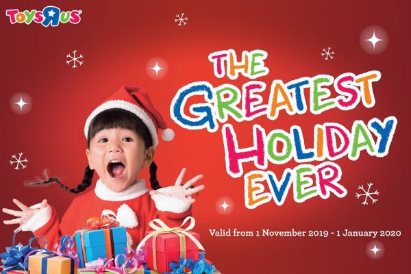 Toys R Us Christmas Sale Promotion (1 November 2019 - 1 January 2020)