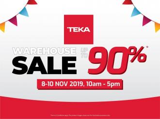Teka Warehouse Sale up to 90% off (8 November 2019 - 10 November 2019)