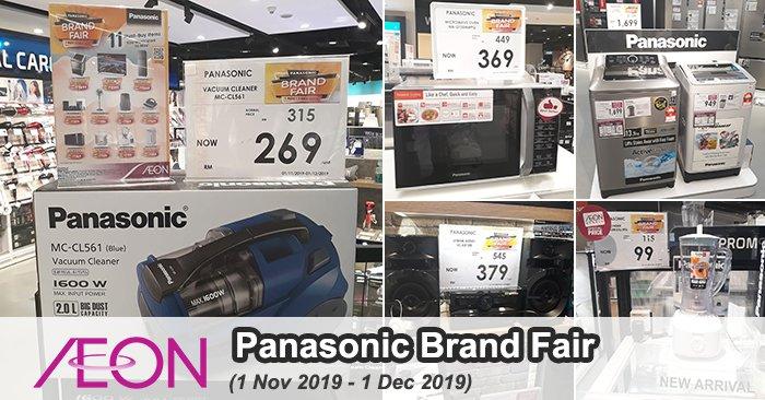 AEON Panasonic Brand Fair Promotion (1 November 2019 - 1 December 2019)