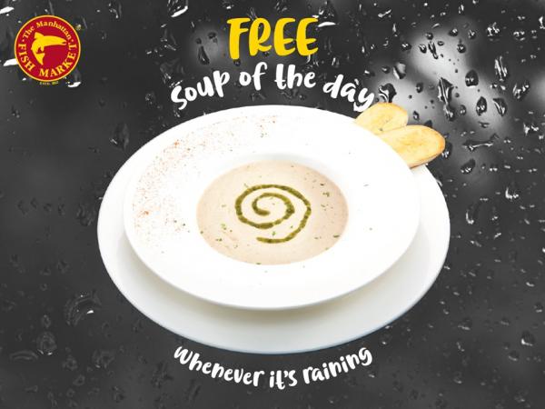 The Manhattan Fish Market FREE Soup of The Day Promotion