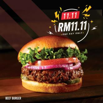 TGI Fridays 11.11 Promotion only RM11.11 (11 November 2019)