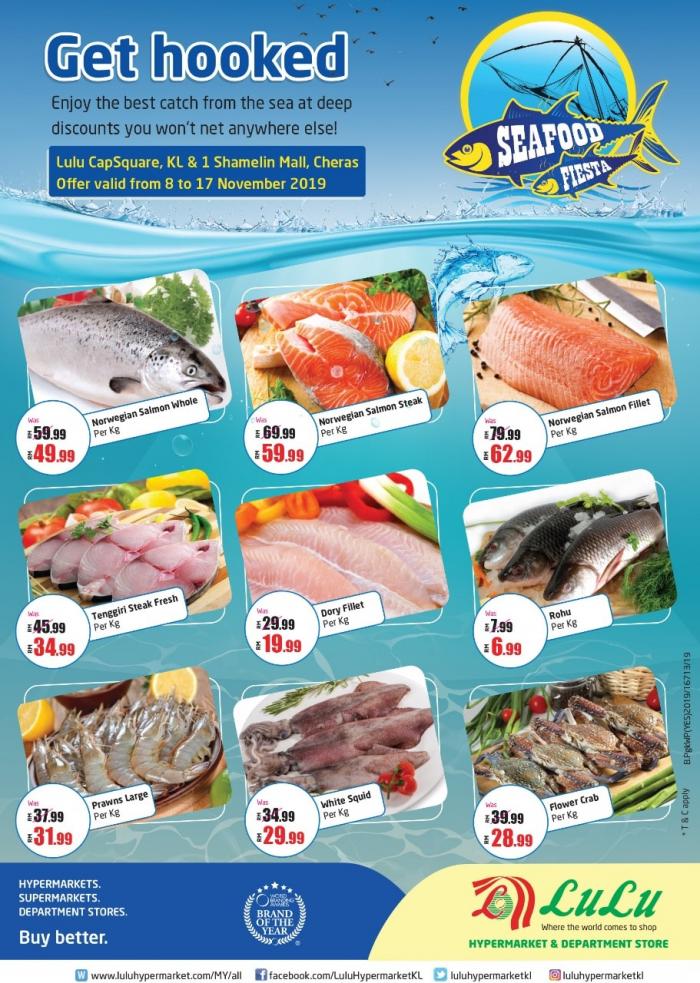 LuLu Hypermarket Seafood Fest Promotion (8 November 2019 - 17 November 2019)