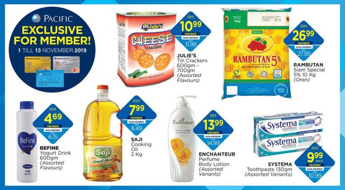 The Store and Pacific Hypermarket Members Promotion (1 November 2019 - 13 November 2019)