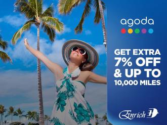 Agoda Hotel Booking 7% Additional Discount Promo Code Promotion for Enrich Members (valid until 31 December 2019)