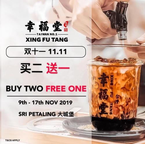 Xing Fu Tang Sri Petaling 11.11 Promotion Buy 2 FREE 1 (9 November 2019 - 17 November 2019)