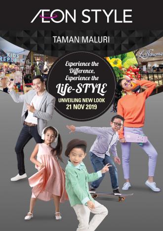 AEON Style Taman Maluri ReOpening Promotion (21 November 2019 - 1 December 2019)