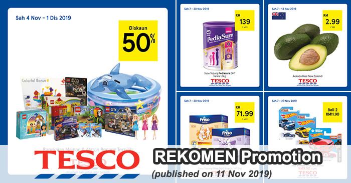 Tesco REKOMEN Promotion published on 11 November 2019