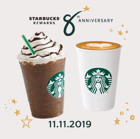 Starbucks 11.11 Sale Promotion RM11 for Grande-sized Beverage (11 November 2019)