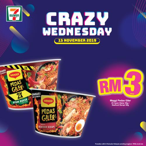 7-Eleven Crazy Wednesday Promotion (13 November 2019)