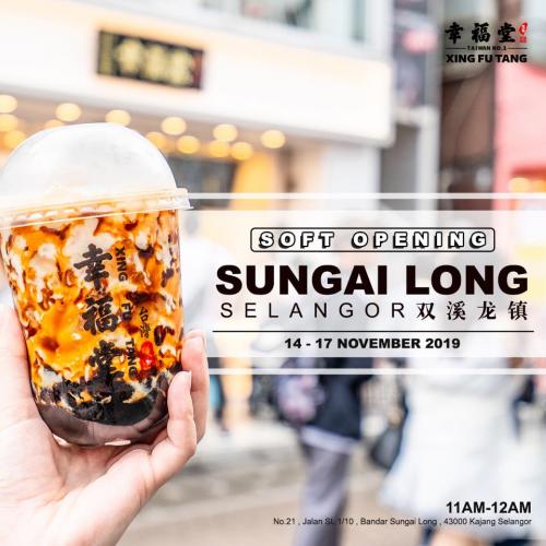 Xing Fu Tang Sungai Long Opening Promotion 2nd Cup 50% OFF (14 November 2019 - 17 November 2019)