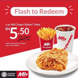 Marrybrown Toppen Johor Opening Promotion RM5.50 Value Meals (13 Nov 2019 - 31 Dec 2019)