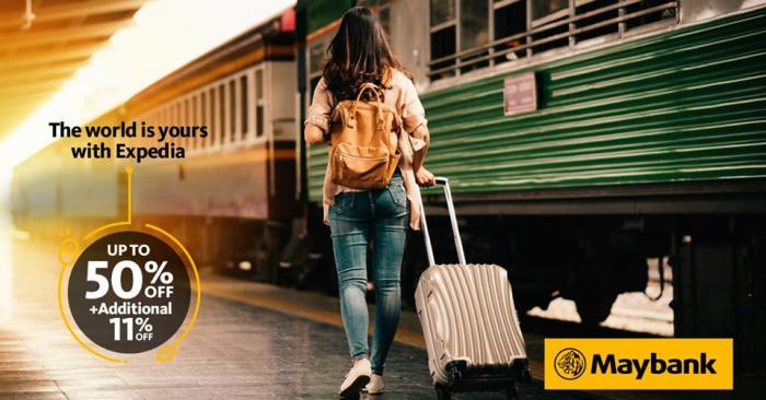 Expedia Year End Sale Promotion up to 50% OFF With Maybank Cards (1 November 2019 - 31 December 2019)