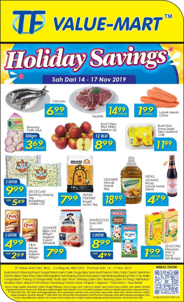 TF Value-Mart Holiday Savings Promotion (14 November 2019 - 17 November 2019)