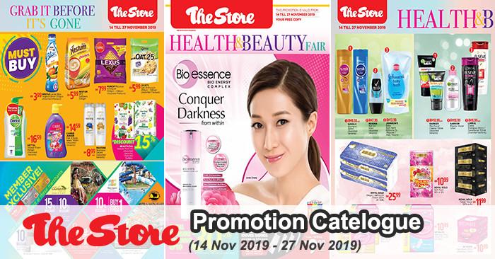 The Store Health & Beauty Fair Promotion Catalogue (14 Nov 2019 - 27 Nov 2019)