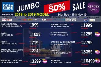 Desa Home Theatre Kepong Jumbo Sale up to 80% OFF (14 November 2019 - 17 November 2019)