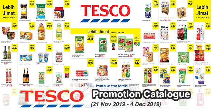 Tesco Promotion Catalogue (21 Nov 2019 - 4 Dec 2019)
