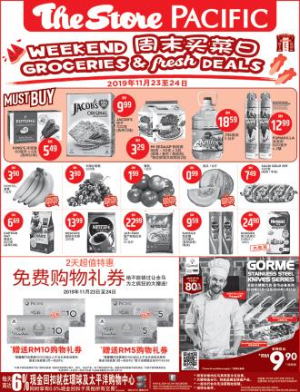 The Store and Pacific Hypermarket Weekend Promotion (23 November 2019 - 24 November 2019)
