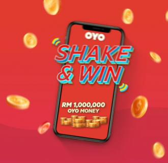 OYO Hotel Shake & Win Contest (valid until 30 Nov 2019)