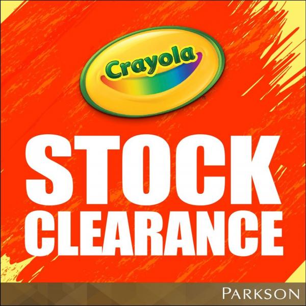 Parkson Crayola Stock Clearance Sale (valid until 31 December 2019)