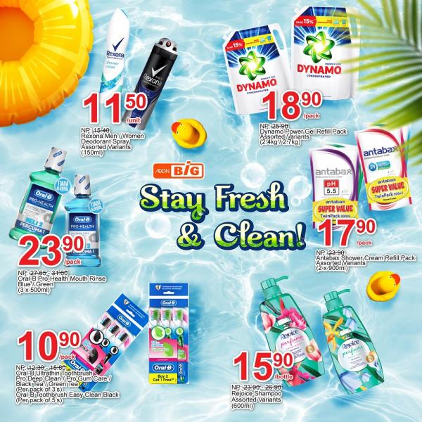 AEON BiG Stay Fresh & Clean Promotion (valid until 5 December 2019)