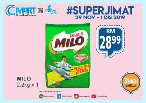 C-MART Super Jimat Promotion (29 November 2019 - 1 December 2019)