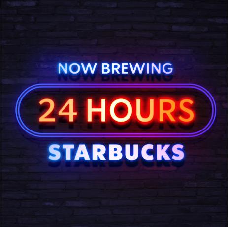 Starbucks 24 Hours on Selected Stores (1 December 2019 ...