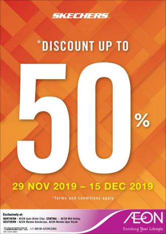 AEON Skechers Fair Promotion Up To 50% OFF (29 Nov 2019 - 15 Dec 2019)