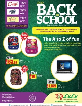 LuLu Hypermarket Back to School Promotion Catalogue (2 December 2019 - 10 January 2020)