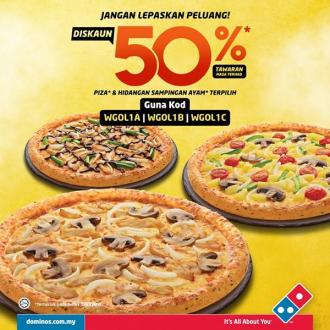 Domino's Pizza 50% OFF Promotion (29 Nov 2019 onwards)