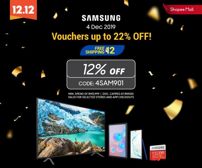 samsung-12-12-sale-free-up-to-22-off-voucher-promotion-on-shopee-4