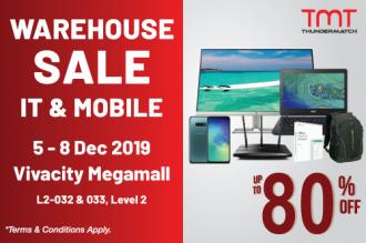 TMT It & Mobile Warehouse Sale at Vivacity Megamall (5 December 2019 - 8 December 2019)