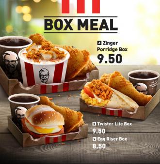 KFC Breakfast Box Meal from RM8.50