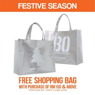 Brands Outlet Christmas Promotion FREE Shopping Bag (6 December 2019 onwards)