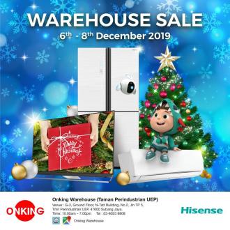 Hisense Warehouse Sale at Subang Jaya (6 December 2019 - 8 December 2019)