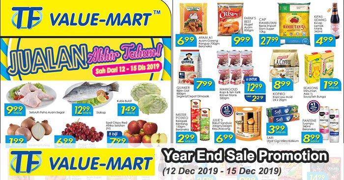 TF Value-Mart Year End Sale Promotion (12 Dec 2019 - 15 Dec 2019)