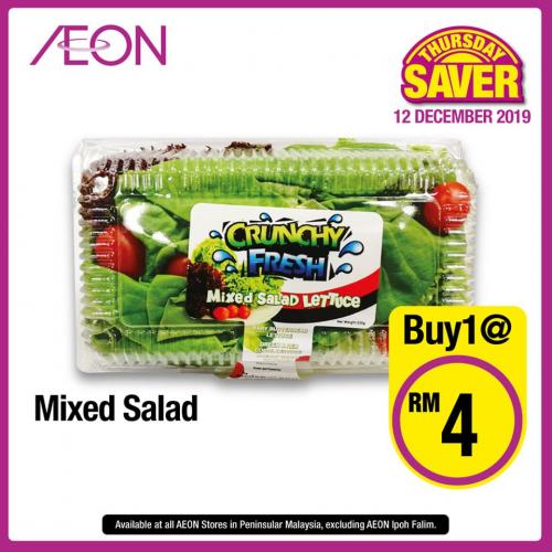 AEON Supermarket Thursday Promotion (12 December 2019)