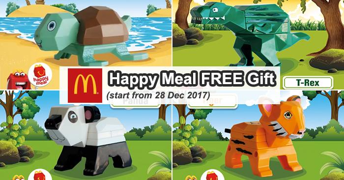 McDonald's Happy Meal FREE Animal Building Blocks Toys