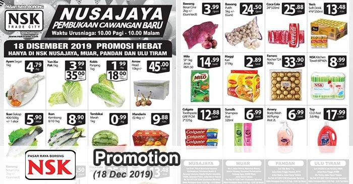 NSK Promotion at 4 Selected Outlets (18 Dec 2019)